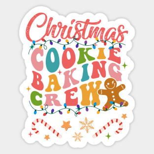 Christmas Cookie Baking Crew Sticker